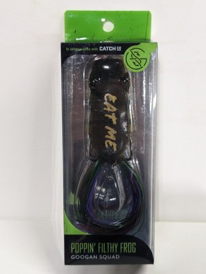 Catch Co Googan Squad POPPIN' FILTHY FROG Fishing Lure Bait Ghost Gill