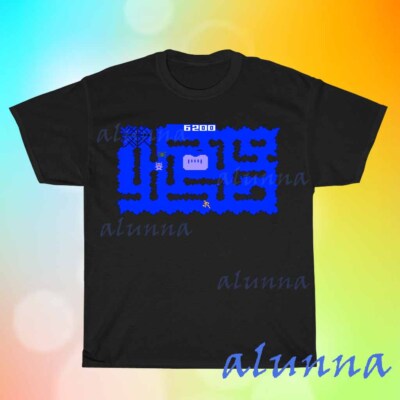 New Intellivision Running Man Men's Black T Shirt Funny Size S to 5XL