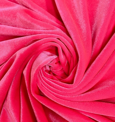 65 Colors Princess Polyester Spandex Stretch Velvet Fabric by the Yard - Picture 52 of 67
