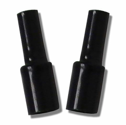 6.9mm Metal Fibreglass Tent Pole Ends Tapered Nipple Eyelet Tips Pack of 2