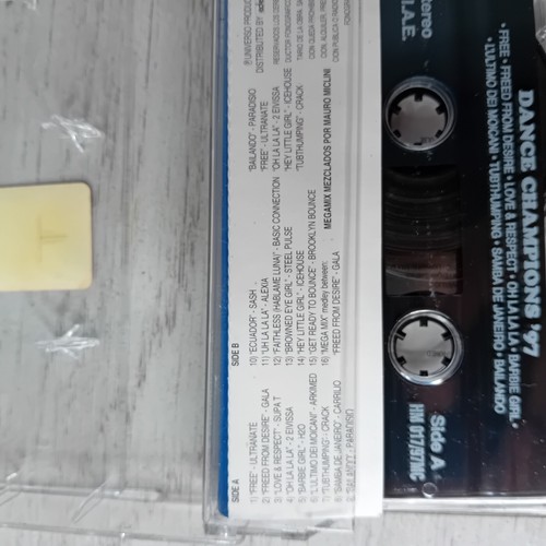 HIT MANIA DANCE CHAMPIONS 97 CASSETTE TAPE ALBUM - RARE RETRO MUSIC - Picture 3 of 4
