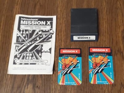 Mission X - shooting game - mattel intellivision version FR