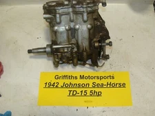 1942 JOHNSON SEA-HORSE TD-15 5HP outboard motor powerhead engine power head 