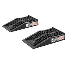 Rampas de plástico de bajo perfil para auto Black Widow de 10.000 lb. Capacidad