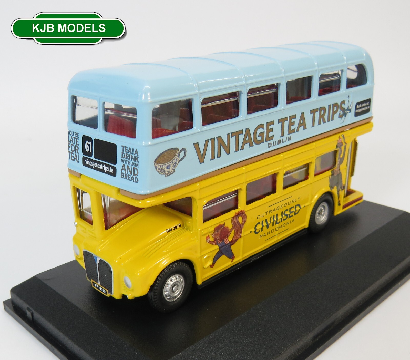 OO Gauge Oxford Diecast 1:76 76RM115 Aec Routemaster Vintage Tea Tours Bus