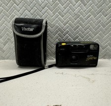 Vivitar Spree Plus 35mm Camera w/ Built-in Flash Original Sleeve branded case