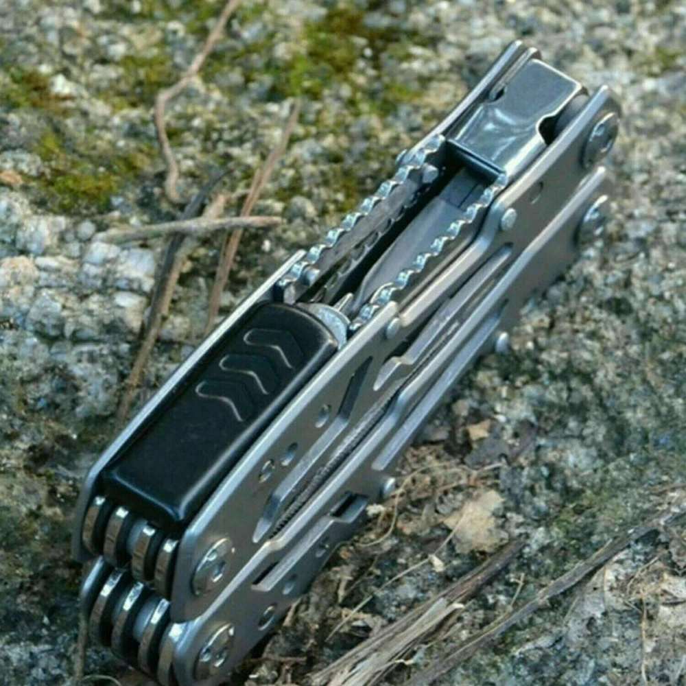 Multi Tool Knife EDC Gear Kit Multipurpose Camping Outdoor Folding Pocket Pliers
