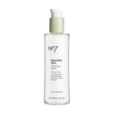 Boots Number 7 No7 Beautiful Skin Cleansing Water Normal /Oily, Hypo-Allergenic