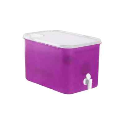 Tupperware Water Beverage Dispenser Set Purple 6.5 L / 26 Cups NEW