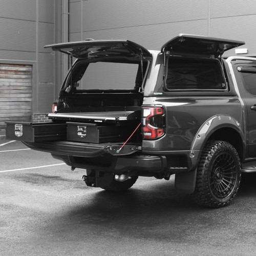 Genuine Ford Ranger Raptor 2022> Lightning Blue PROTOP GULLWING HARDTOP - Picture 2 of 6