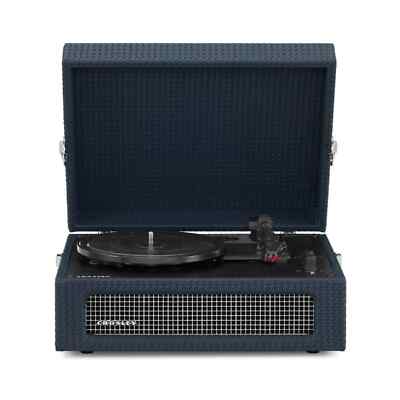 Crosley Voyager Bluetooth Plattenspieler Vinyl Turntable Navy Blau