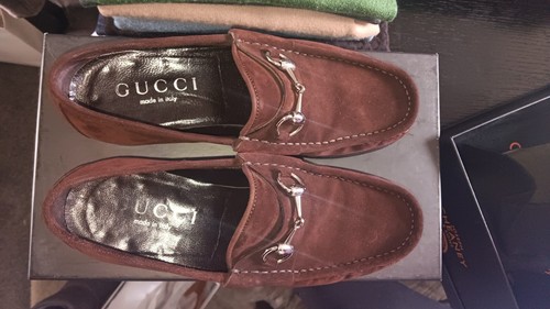 GUCCI RENNA SUEDE MOCASSIINS/LOAFERS /MULES EU39/UK 6. IN BOX/DUSTBAGS. - Imagen 13 de 19