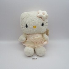 JK20 JUNK Hello Kitty Sanrio Pink NTT 1998 Angel Plush 7" Toy Doll Japan