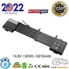 6JHDV Laptop Battery for Dell ALW17ER-4738 4838 3728 1828T Alienware 17 R2 6JHDV