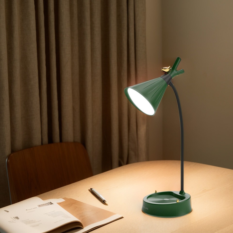 Flower LED Desk Lamp Touch 3 Color Modes Cordless Table Light USB