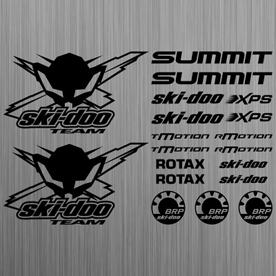 skidoo summit team bee aufkleber sticker schneemobil snowmobile 19 Stücke Pcs