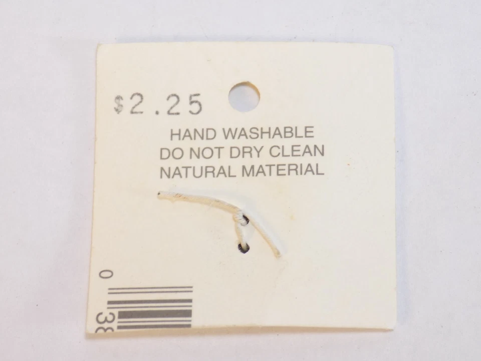 GENUINE SHELL REPLACEMENT BUTTON 9/16" ACROSS OPALESCENT COLOR DOUBLE HOLE NEW - Image 3 of 4