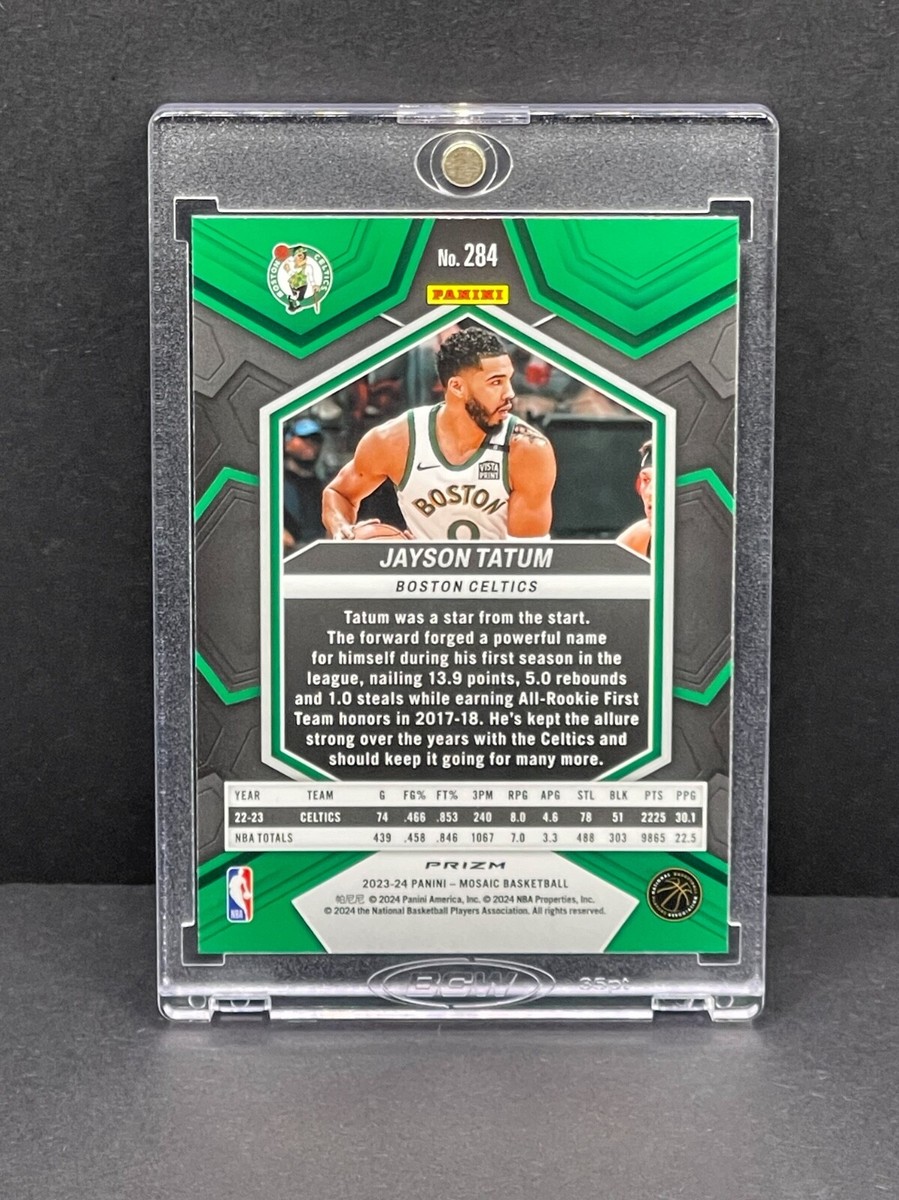 NBAカード Jayson Tatum SSP Gold Scope Prizm Jayson Tatum 2023 Mosaic #147 Gold /10 Price Guide - Sports