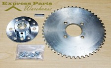 Rear Sprocket And Hub Set Mini Bike Go Kart 44 Tooth 520 Chain 1'' Axles.