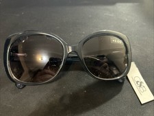 CHRISTOPHER & BANKS Black Bifocal 2.00 Power Sunglasses NWT 1A
