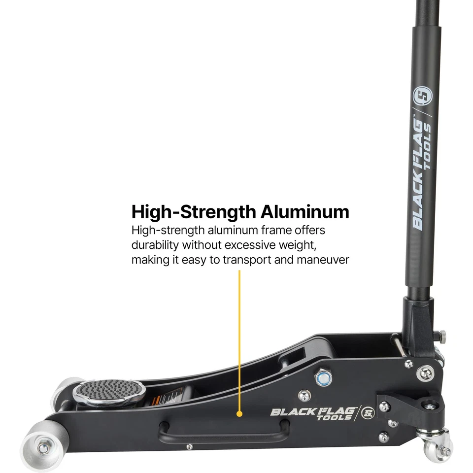 Black Flag™ Brawler Aluminum Floor Jack, 2-Ton Capacity - Изображение 4 из 4
