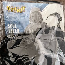 Spirit Halloween Kids Soul Taker Costume Child Medium M 8-10 New Sealed