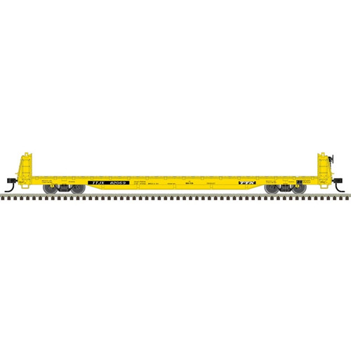 Remolque Atlas Trainman 20007968 HO mampara corta vagón plano tren TTJX #82069 | Condition: New