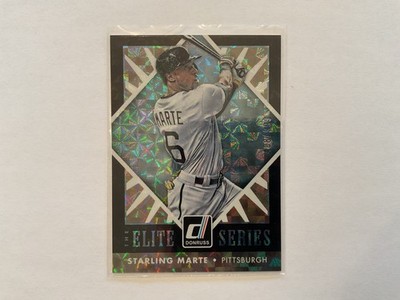 Starling Marte 2015 Panini Donruss Elite Series #ed 408/999 Card # 11 Pirates