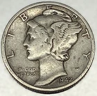 1942-D Mercury Dime 10c Good Circulated Condition 90% Silver US Coin - 3266