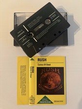 RUSH - CARESS OF STEEL UK CASSETTE TAPE 