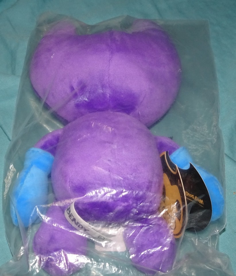 NEW = BENDY AND THE INK MACHINE BLACKLIGHT BENDY PLUSH | eBay