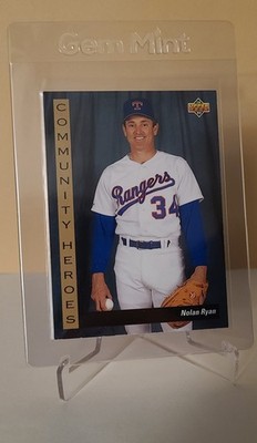 Nolan Ryan - 1993 Upper Deck - Community Heroes - MINT 