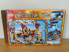 Lego Chima 70146 Flying Phoenix Fire Temple 99% Complete w/ Figs, Manuals, & Box
