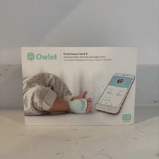 Owlet Smart Sock 2 Baby Monitor Heart Rate And Oxygen New-Open Box