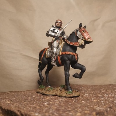 SME Francesco Gonzaga Fornovo, Del Prado Zinn Figur, Medieval Warriors