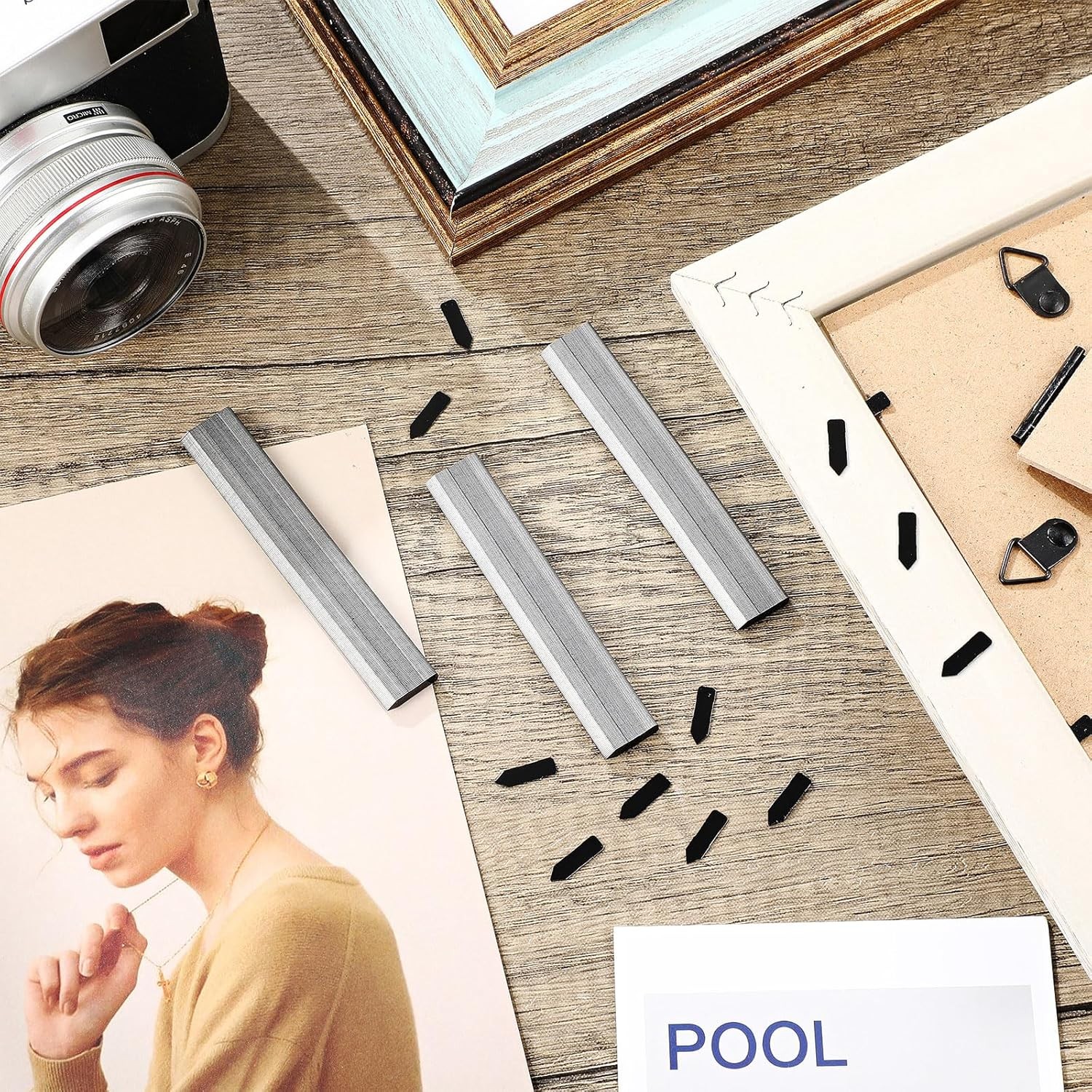 750 Pcs Picture Frame Points Refill Universal Flexible Inserts Point Drivers