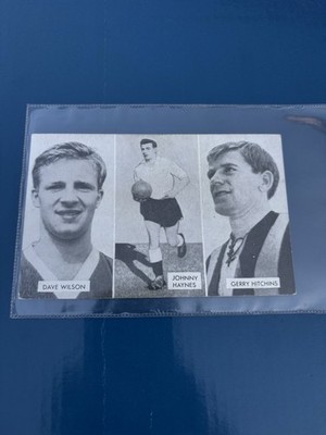 Vintage The Victor Dave Wilson Johnny Haynes Gerry Hitchens Rare Football Card