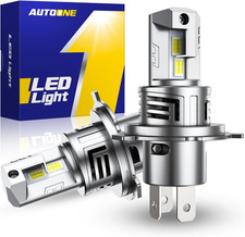 9003 H4 HB2 LED Bulb, 50000LM 900 Brightness, Compact Design 99 Compatibility,