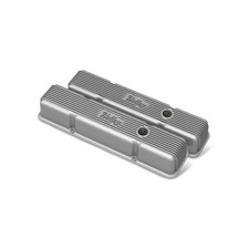 241-240 Holley Valve Covers - Vintage Series - Finned - Sbc - Natural