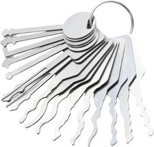 Door Opening Tool 22in1 Universal Wrench Set Emergency Key Forgotten Kit Door Opening Tool 22in1 Universal Wrench Set Emergency Key Forgotten Kit