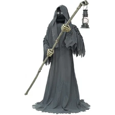 Motion-Activated 6-Ft. Tall Ghostly Guide, Plug-in Talking Scare Prop Animatr...