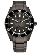 Citizen Men's Antimagnetic Automatic Black Stainless Steel Watch 41MM NB6025-59H