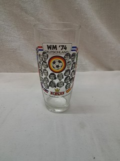 Football World Cup Glass 1974 Excellent Condition