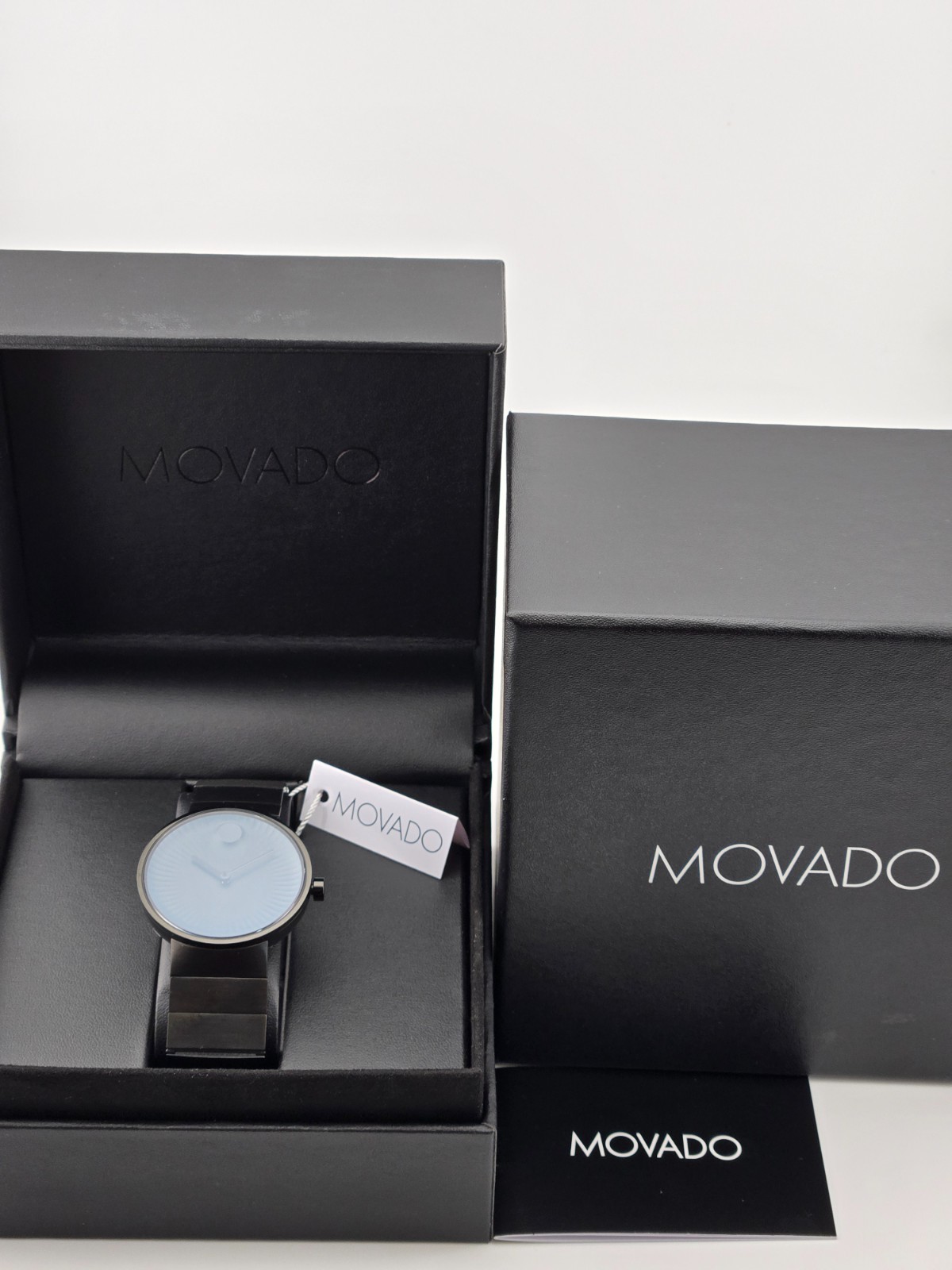 Movado Edge Men’s Aluminum Black Dial Ion-plated Watch - 3680007 ($995 MSRP)