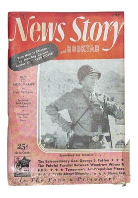 General Patton, Herbert ed Moore / News Story and Booktab Vol 2 No 2 July 1944