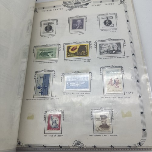 US Stamps Mint And Used On Album Pages- 1940’s-1960’s - Hundreds!- AA40 - Picture 6 of 24