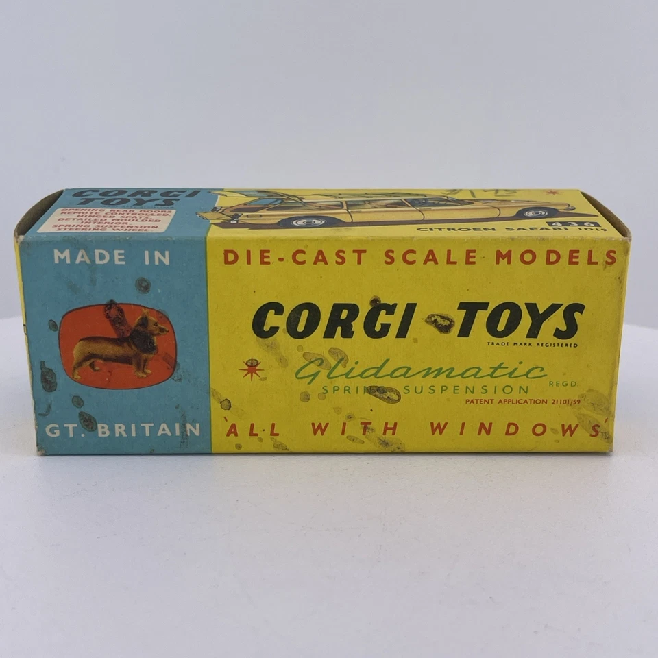 Vintage Corgi Toys 436 Citroen Safari ID19 EMPTY Original Box - “Box Only” - Image 4 of 4