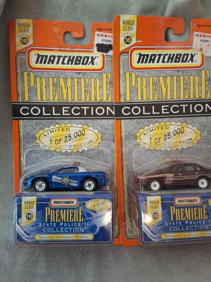 1997 Matchbox premiere State Police  Collection Series 18 3 Of 6 - Image 2 of 4