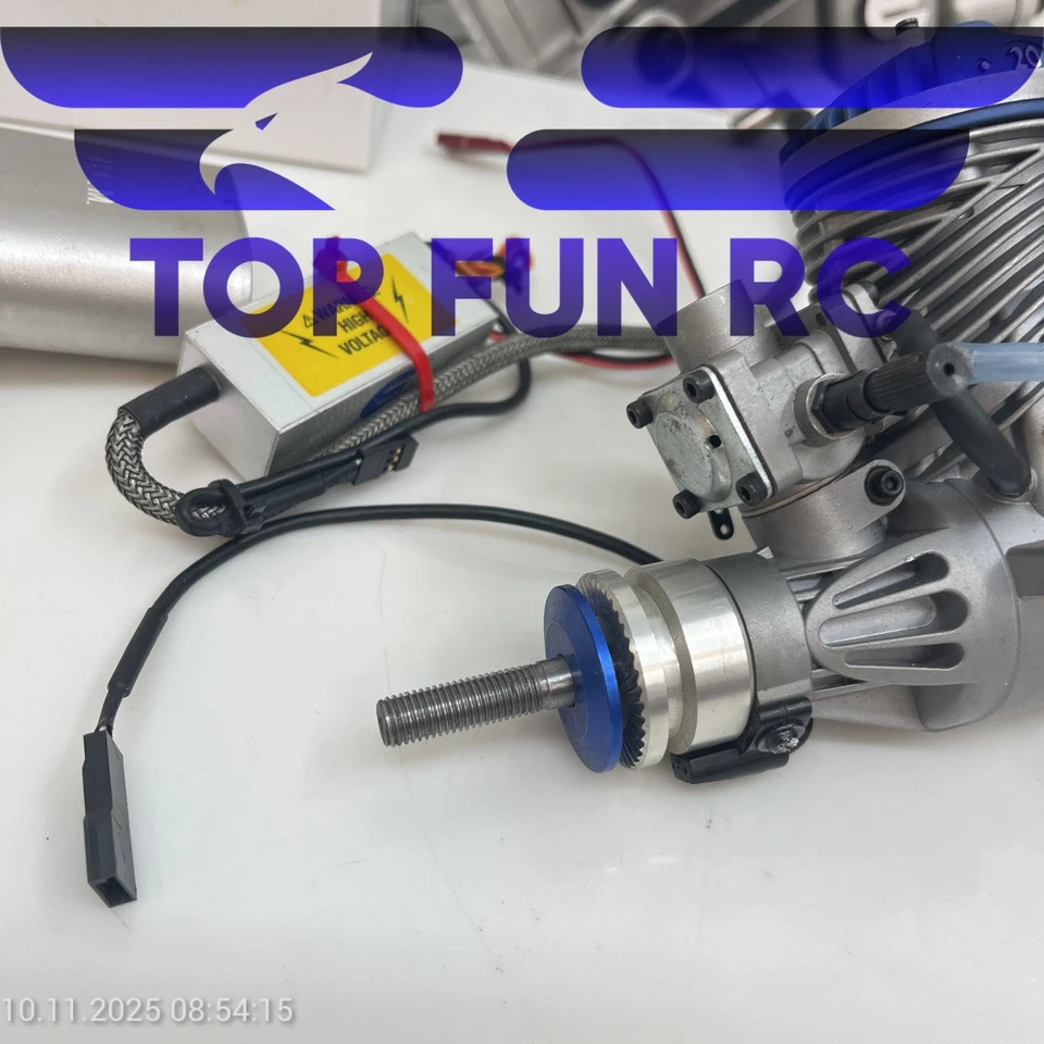 EVOLUTION ENGINES 20 GAS RC AIRPLANE ENGINE ELECTRIC IGNITION (MISSING PROP NUT) - Image 4 of 4