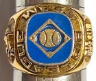 VINTAGE BIG LEAGUE CHEW BUBBLE GUM BASE BALL PREMIUM BIG LEAGUE TEAM RING — photo 1